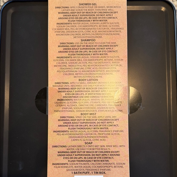 Men’s Bath Gift Set - Mahogany Teakwood & Whiskey Scents - Picture 4 of 4